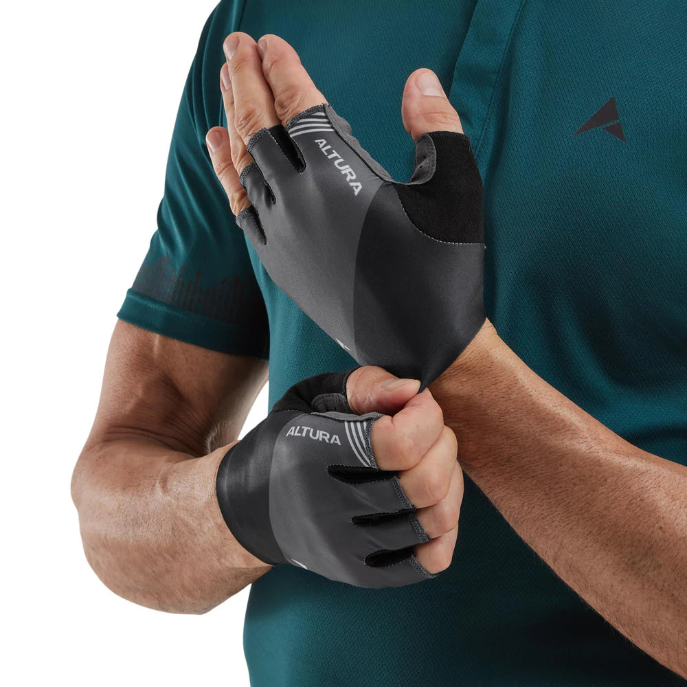 ALTURA AIRSTREAM UNISEX CYCLING MITTS BLACK