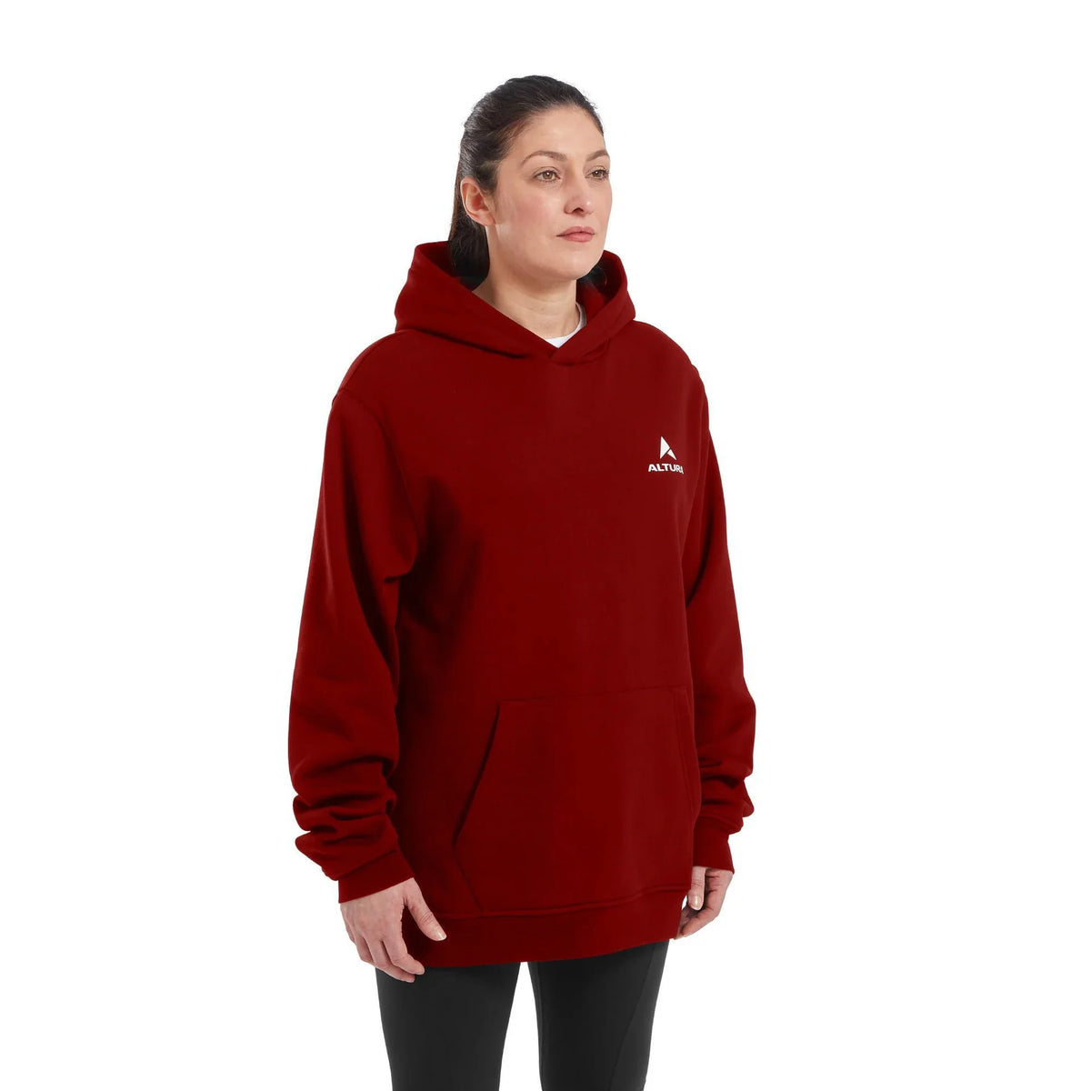 ALTURA DFTR UNISEX HOODIE BRICK RED