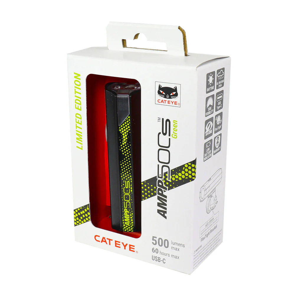 CATEYE AMPP 500S COLOUR EDITION FRONT BIKE LIGHT