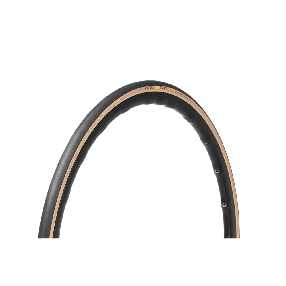 PANARACER AGILEST DURO TLR FOLDING ROAD TYRE BLACK/AMBER
