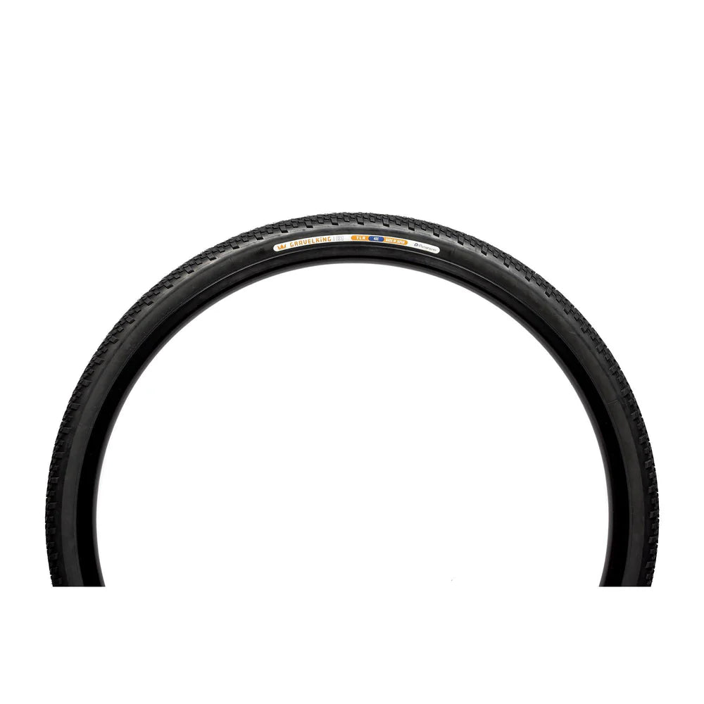 PANARACER GRAVELKING X1 TLR FOLDING GRAVEL TYRE BLACK/BLACK