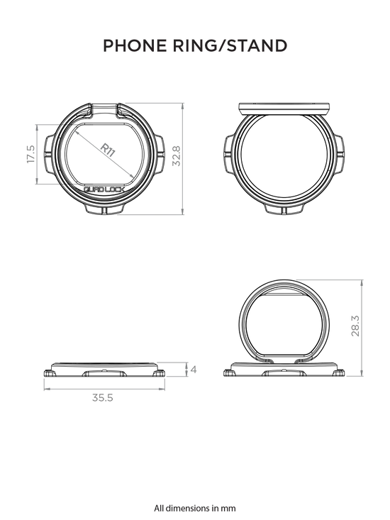 QUAD LOCK PHONE RING/STAND V2
