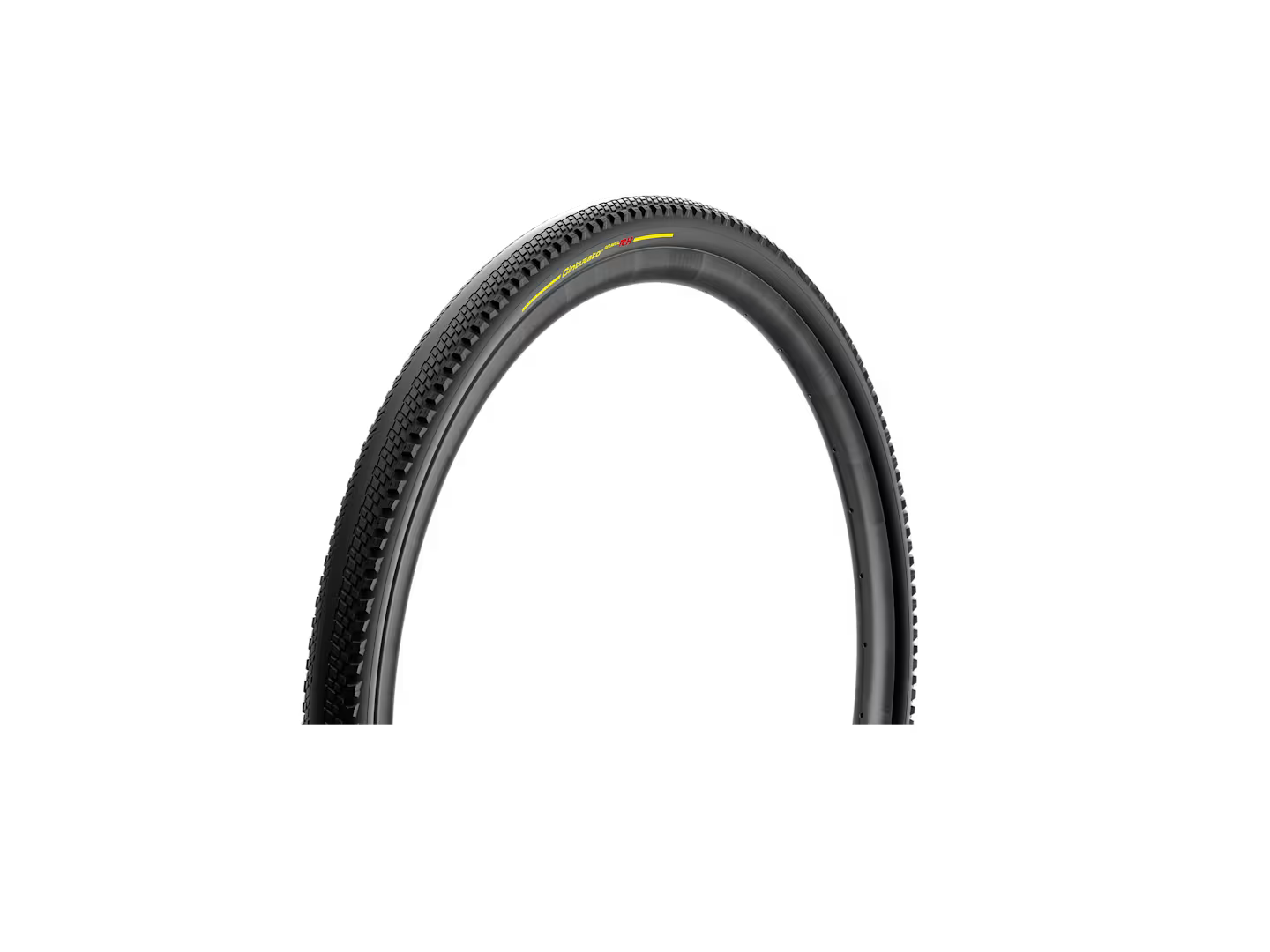 PIRELLI CINTURATO GRAVEL RH GRAVEL TYRE, BLACK/YELLOW