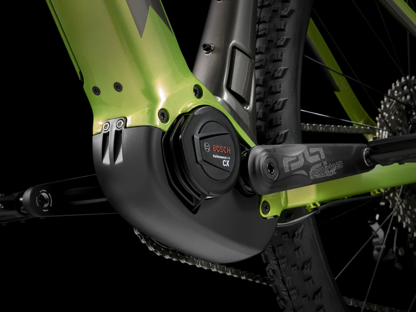 TREK POWERFLY 5 625W GEN 4 eMTB BIKE 2024 POWER SURGE/MERCURY - ONE OFF