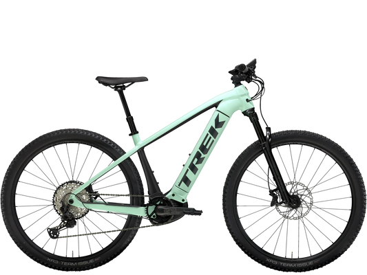 TREK POWERFLY 7 625W GEN 4 E-MTB BIKE 2024 - SATIN ALOHA GREEN/SOLID CHARCOAL