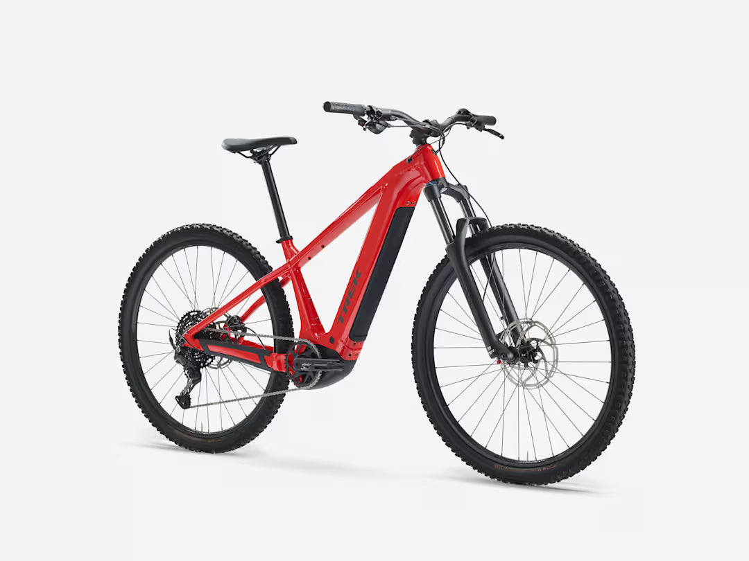 TREK POWERFLY+ 4 800 GEN 5 HARDTAIL eMTB BIKE 2027 RADIOACTIVE RED/BLACK CHROME