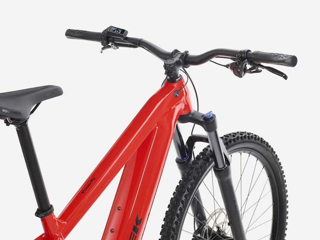 TREK POWERFLY+ 4 800 GEN 5 HARDTAIL eMTB BIKE 2027 RADIOACTIVE RED/BLACK CHROME