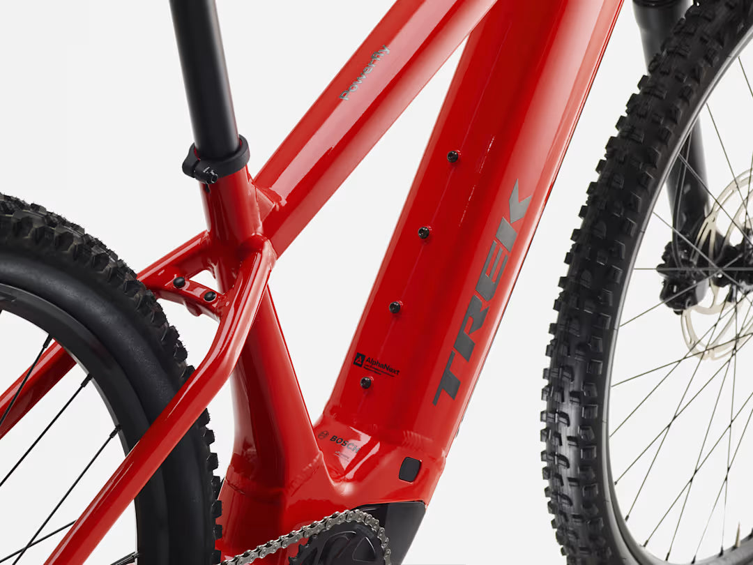 TREK POWERFLY+ 4 800 GEN 5 HARDTAIL eMTB BIKE 2027 RADIOACTIVE RED/BLACK CHROME