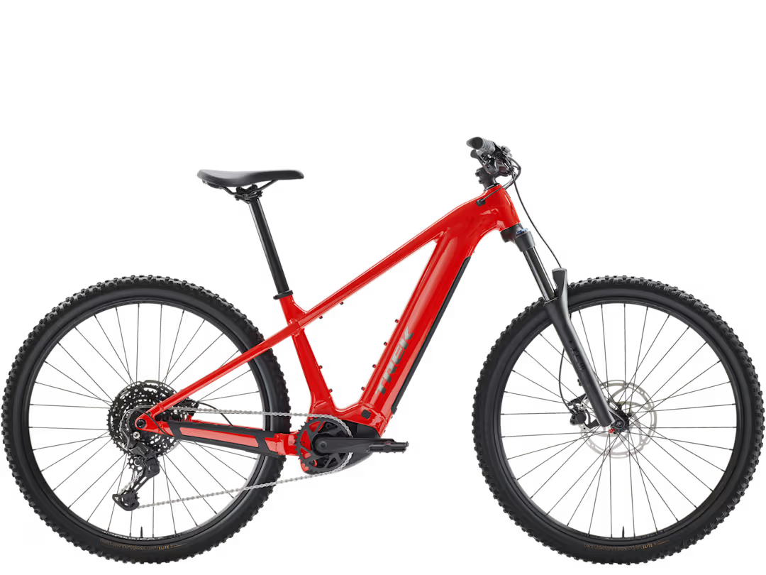 TREK POWERFLY+ 4 800 GEN 5 HARDTAIL eMTB BIKE 2027 RADIOACTIVE RED/BLACK CHROME