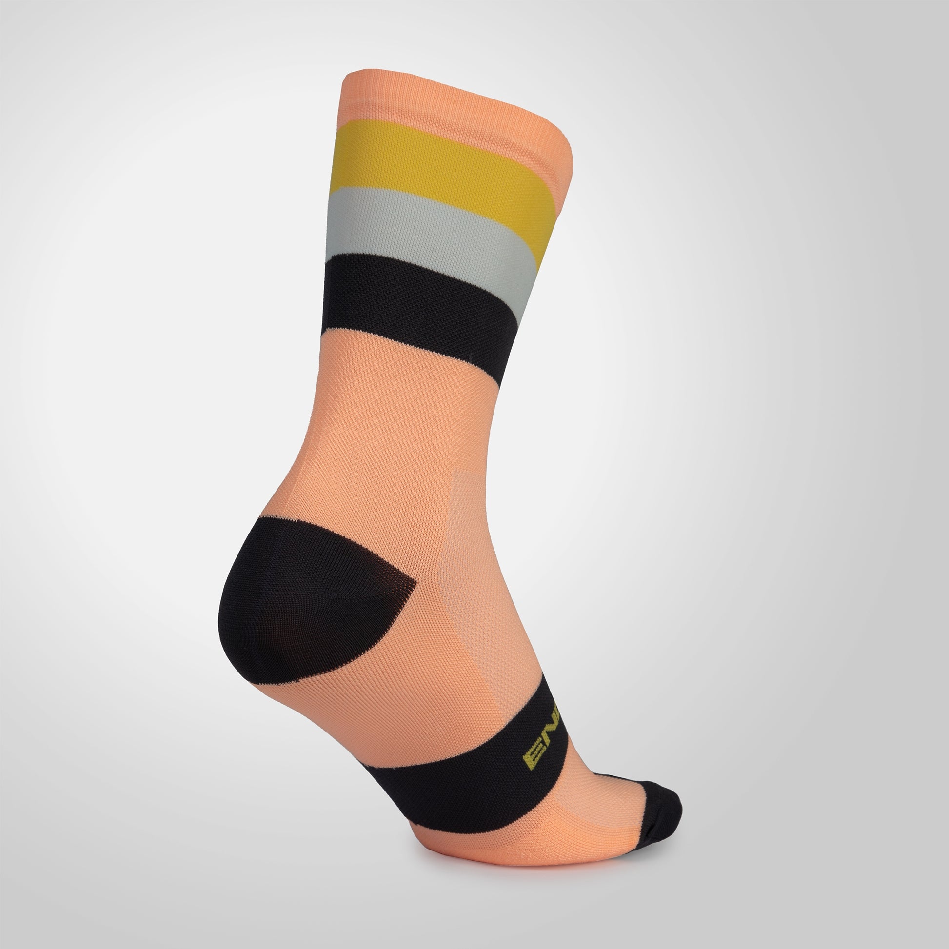 ENDURA BANDWIDTH SOCKS NEON PEACH