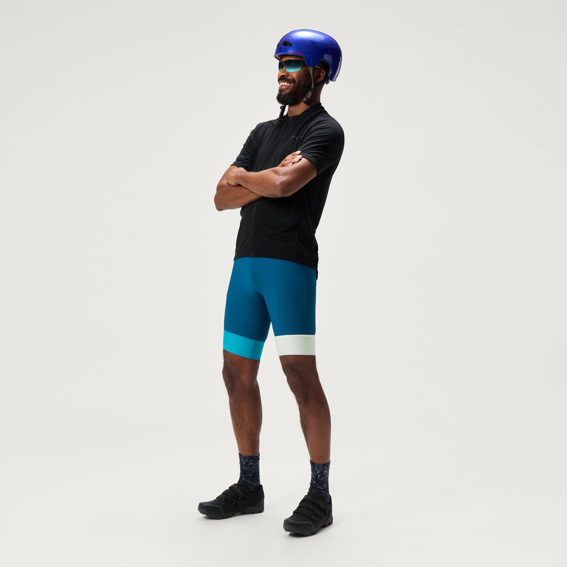 ENDURA LOOP BIBSHORT BARRA BLUE