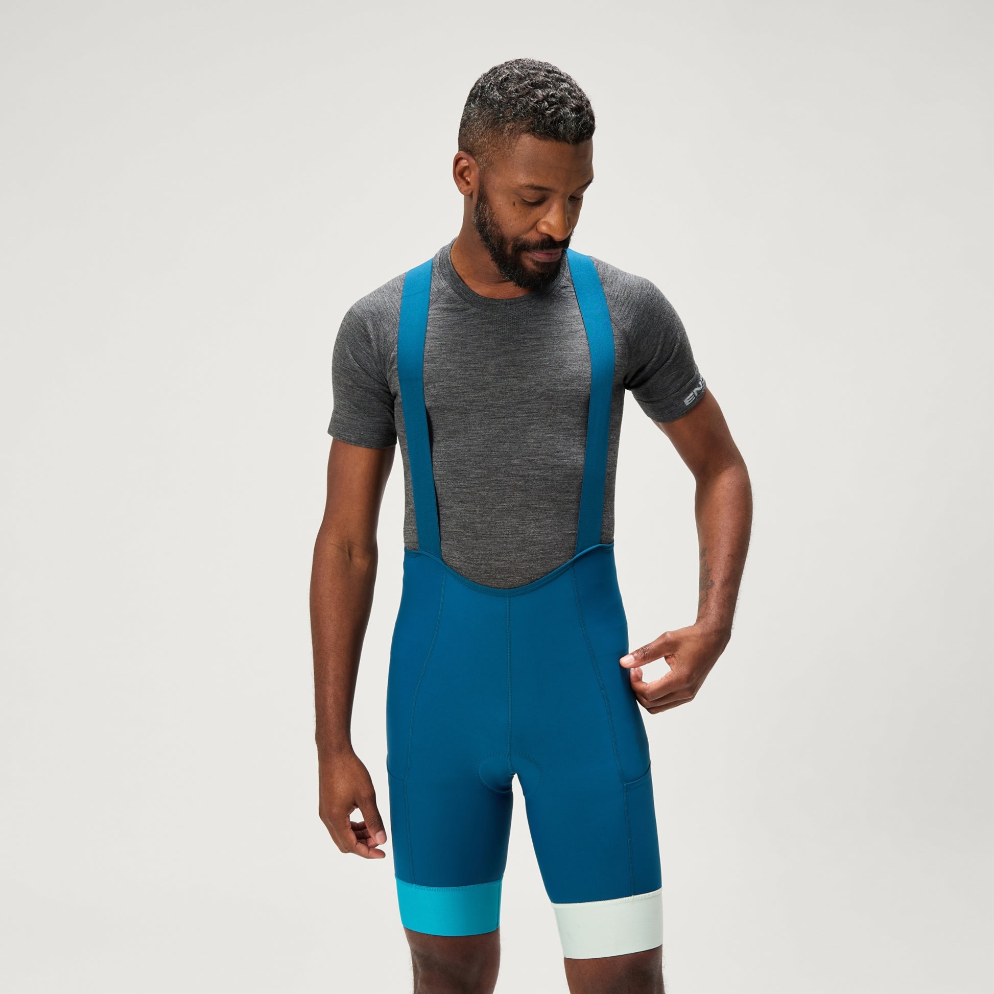 ENDURA LOOP BIBSHORT BARRA BLUE