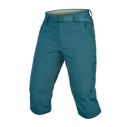 ENDURA WOMEN'S HUMMVEE ¾ SHORT WITH LINER - DEEP TEAL