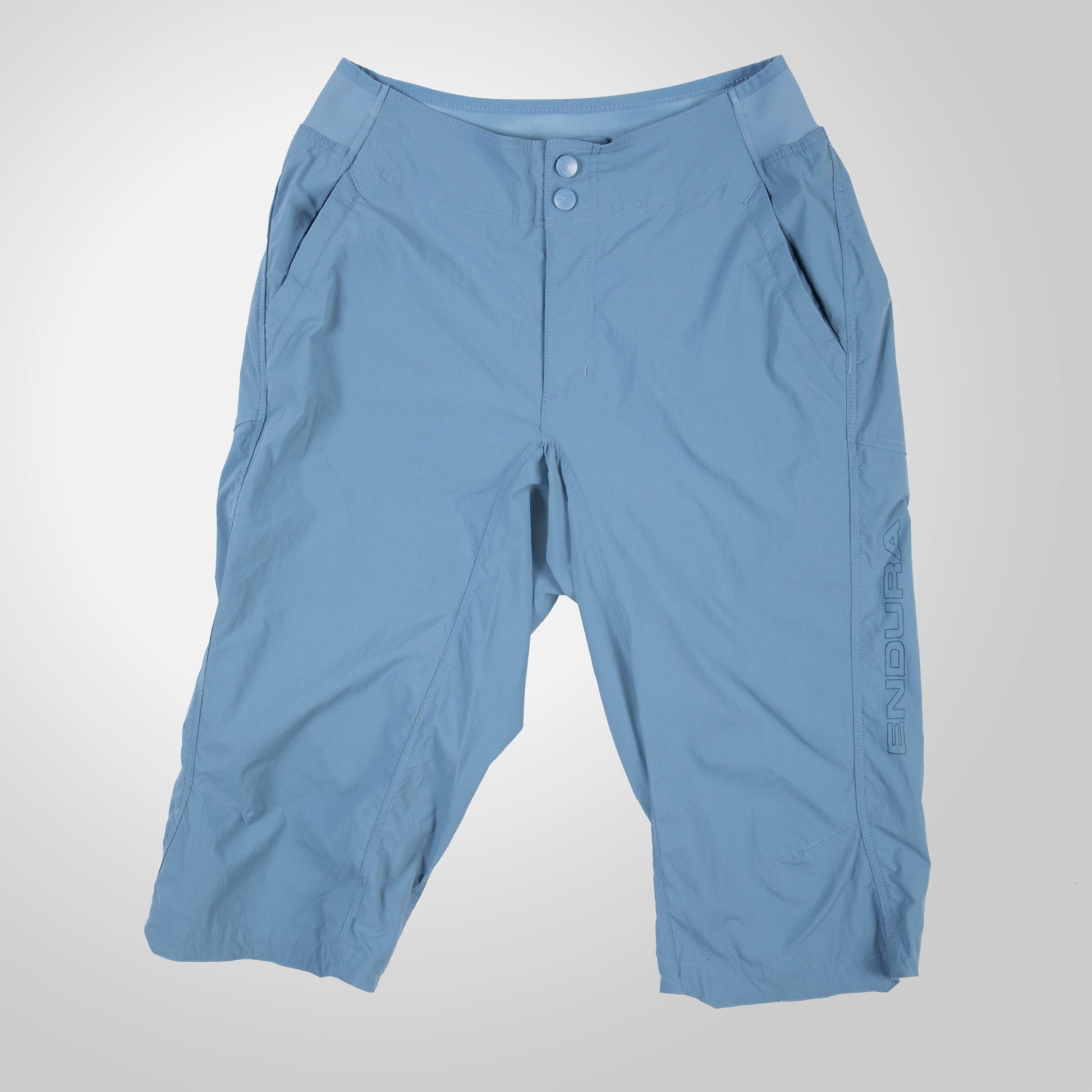 ENDURA WOMEN'S HUMMVEE LITE 3/4 SHORT BLUE STEEL
