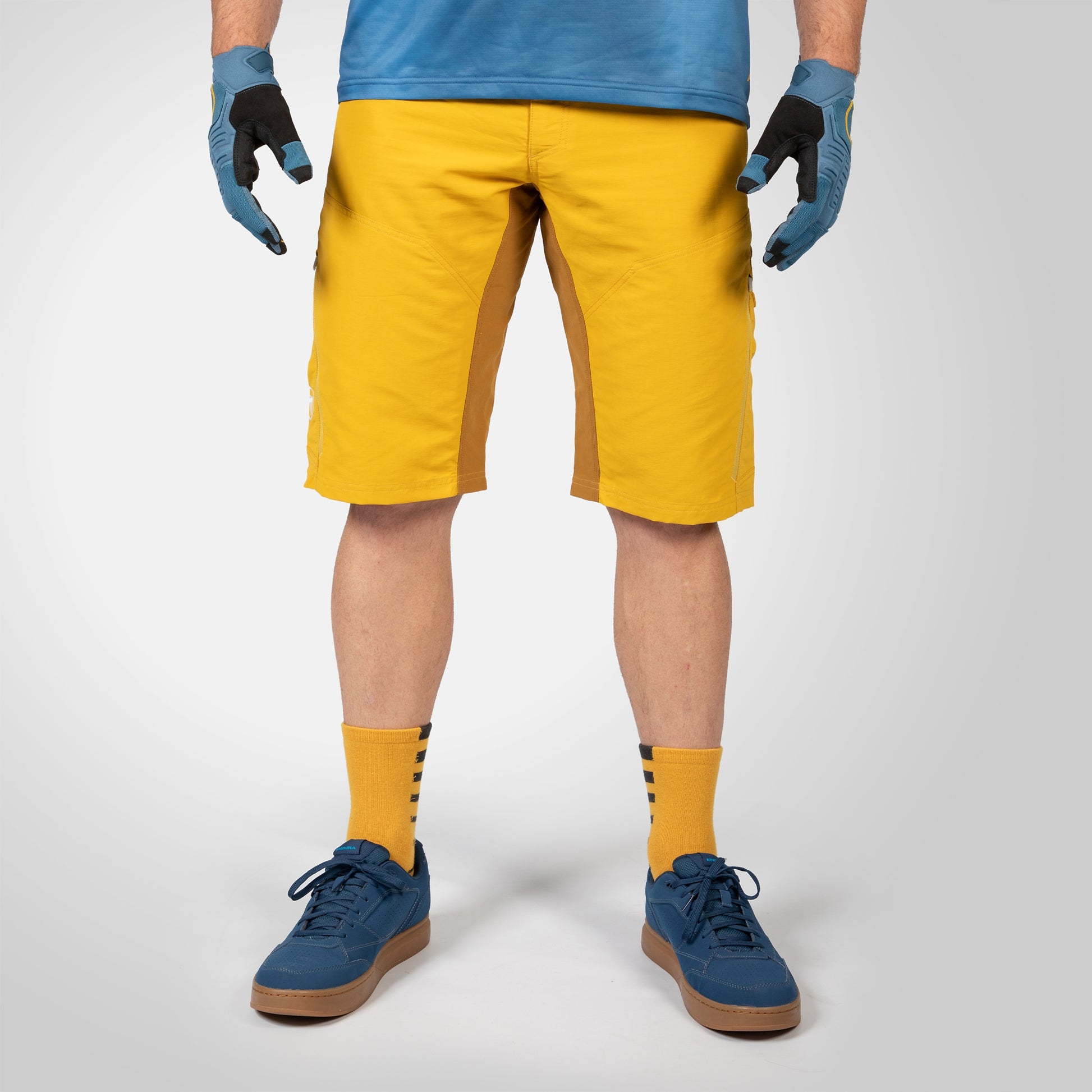 ENDURA HUMMVEE SHORT WITH LINER MUSTARD