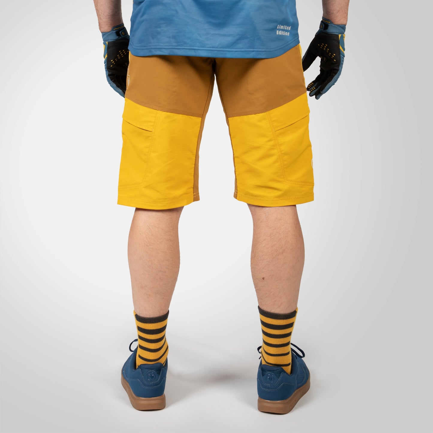 ENDURA HUMMVEE SHORT WITH LINER MUSTARD