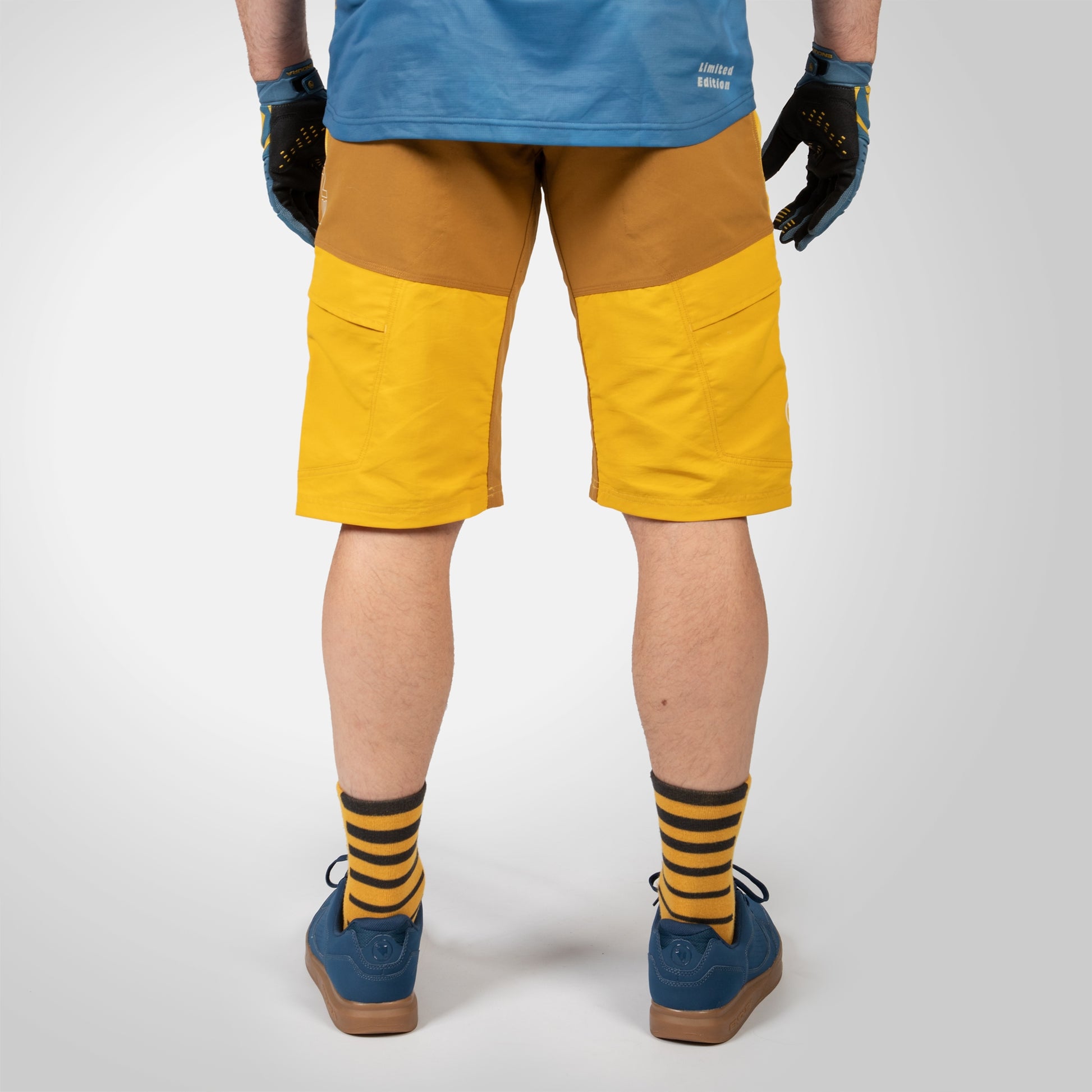ENDURA HUMMVEE SHORT WITH LINER MUSTARD