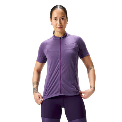 ENDURA WOMEN'S LOOP ZIPPED MTB JERSEY HEATHER