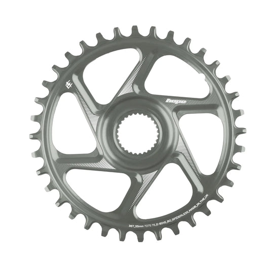 HOPE R22 E-BIKE CHAINRING DIRECT MOUNT BOSCH GEN4 SMOKE