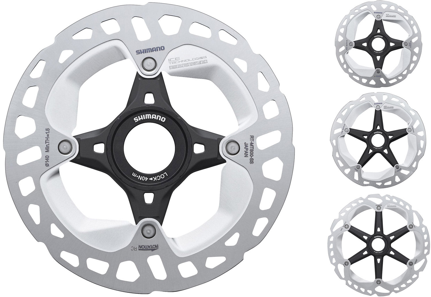 SHIMANO DEORE XT RT-MT800 CENTRE-LOCK DISC ROTOR WITH LOCKRING