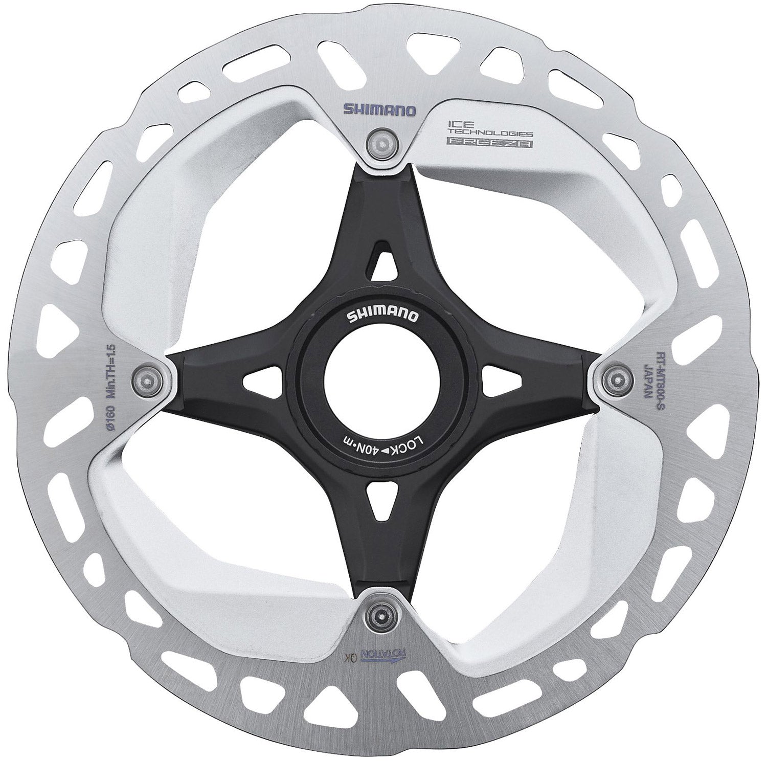 SHIMANO DEORE XT RT-MT800 CENTRE-LOCK DISC ROTOR WITH LOCKRING