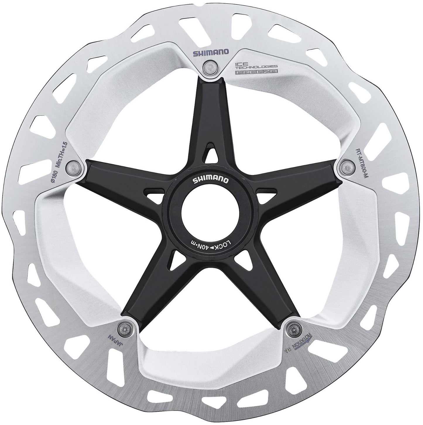 SHIMANO DEORE XT RT-MT800 CENTRE-LOCK DISC ROTOR WITH LOCKRING
