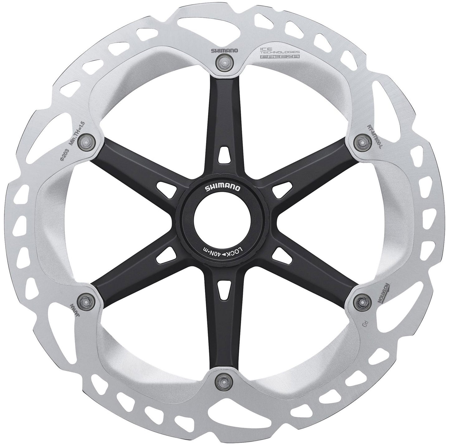 SHIMANO DEORE XT RT-MT800 CENTRE-LOCK DISC ROTOR WITH LOCKRING