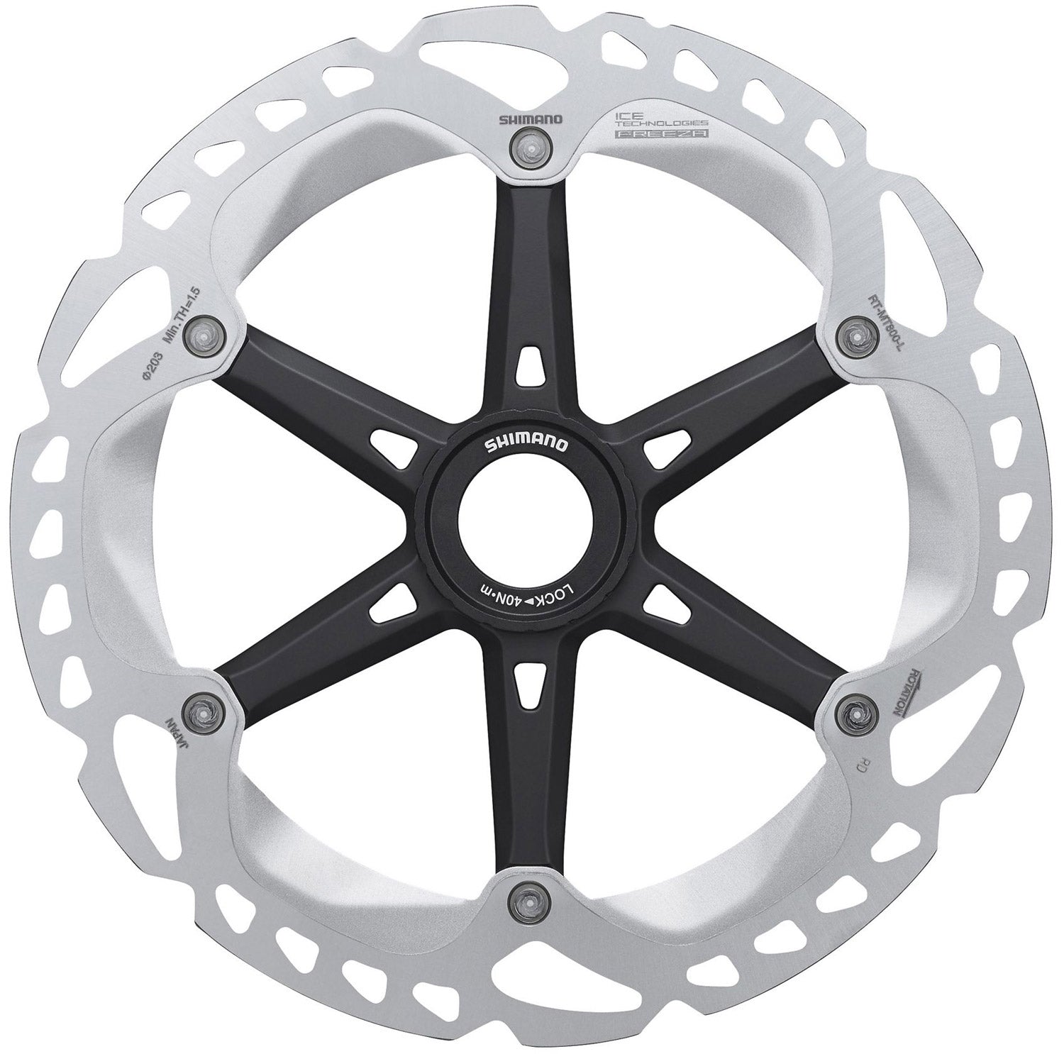 SHIMANO DEORE XT RT-MT800 CENTRE-LOCK DISC ROTOR WITH LOCKRING
