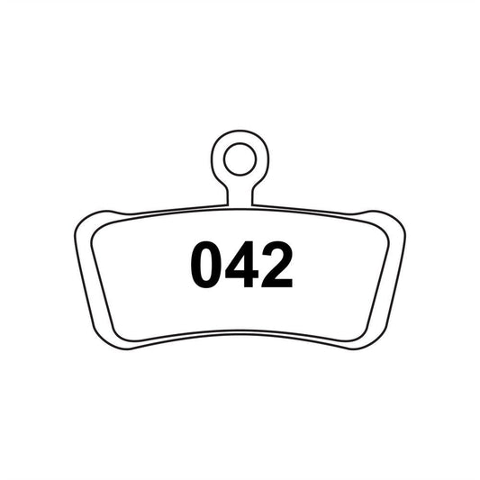 RWD R042 DISC BRAKE PADS FOR SRAM GUIDE/AVID TRAIL SINTERED