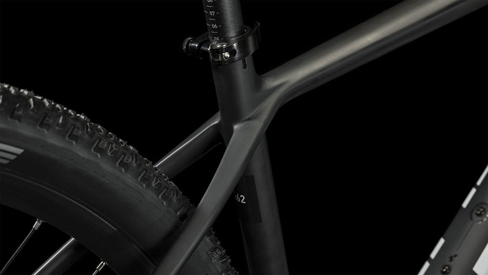 CUBE REACTION C:62 ONE HARDTAIL MTB BIKE 2023 CARBON' N 'WHITE