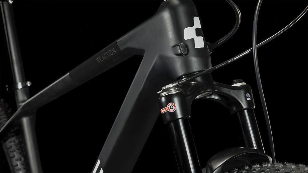 CUBE REACTION C:62 ONE HARDTAIL MTB BIKE 2023 CARBON' N 'WHITE