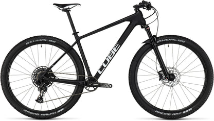 CUBE REACTION C:62 ONE HARDTAIL MTB BIKE 2023 CARBON' N 'WHITE