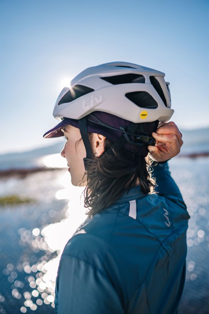 GIANT LIV REV ELITE MIPS ROAD HELMET WHITE