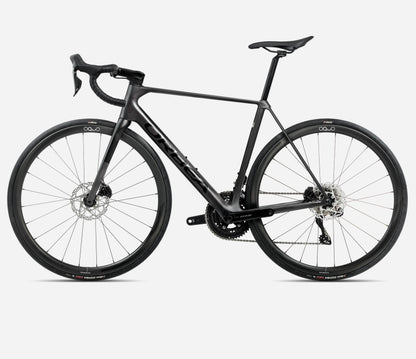 ORBEA ORCA M35i ROAD BIKE 2025 VULCANO-BLACK (MATT) BLACK (GLOSS)