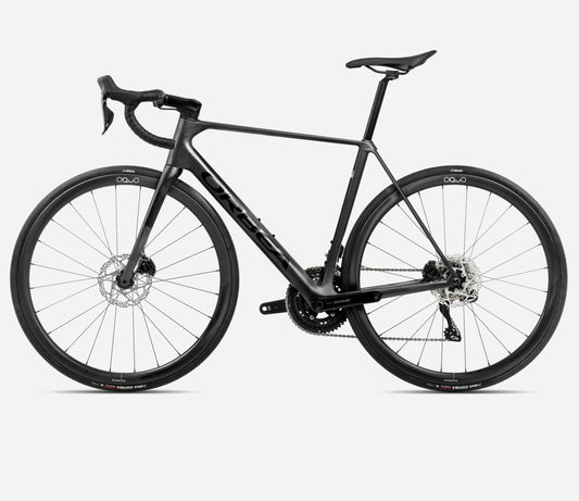 ORBEA ORCA M35i ROAD BIKE 2025 VULCANO-BLACK (MATT) BLACK (GLOSS)