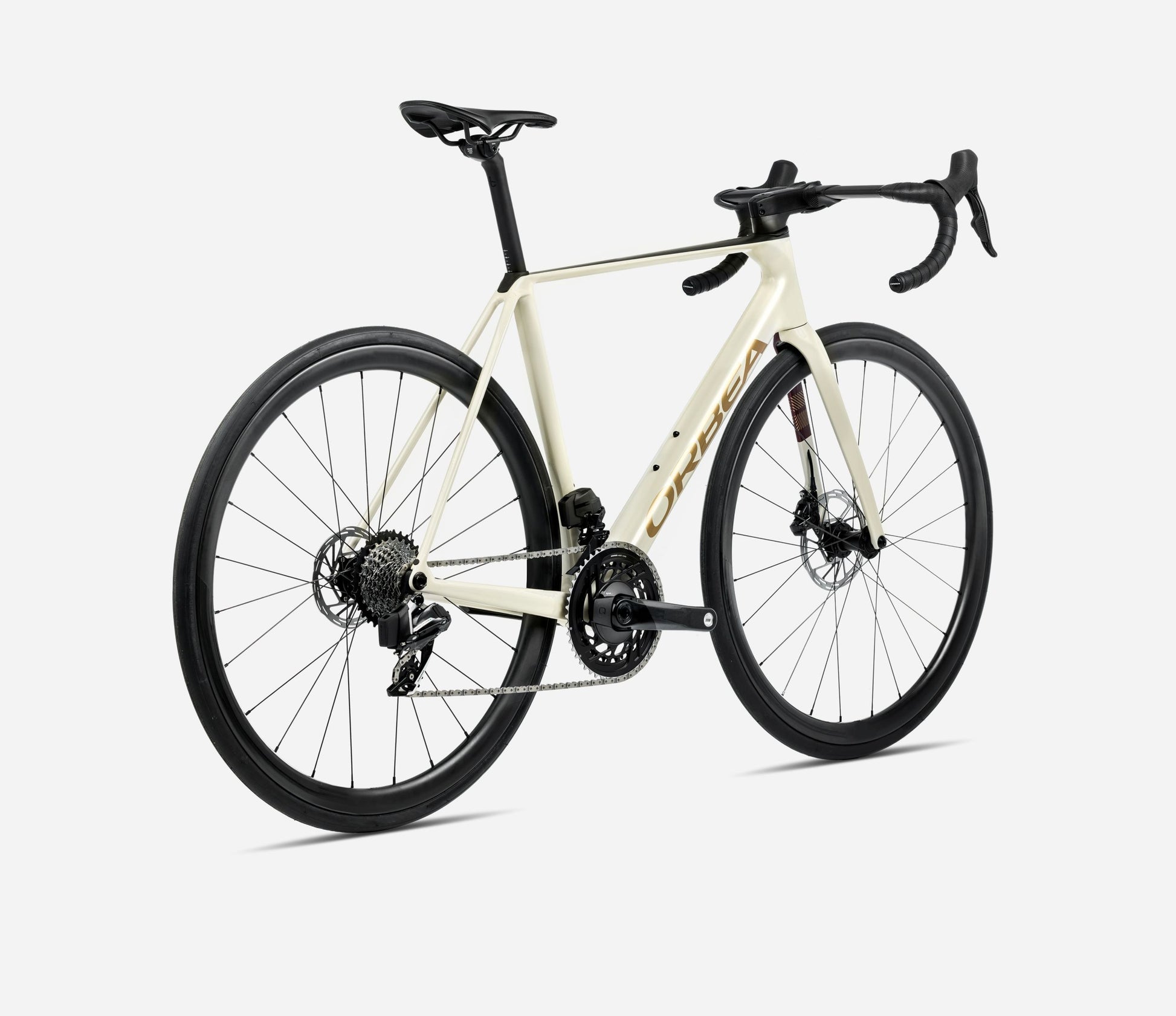 ORBEA ORCA M35i ROAD BIKE 2025 IVORY WHITE-BURGUNDY (GLOSS)-VULCANO (MATT)