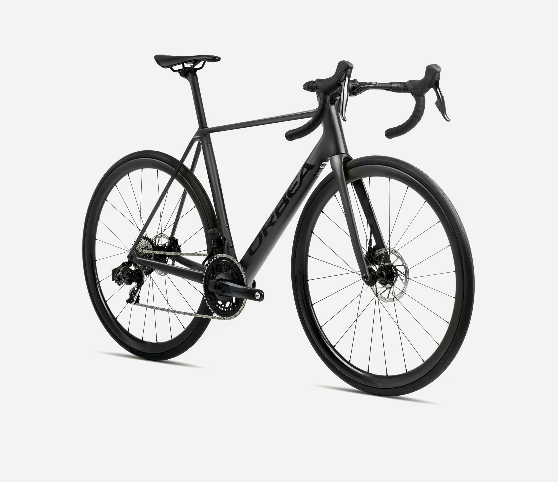 ORBEA ORCA M35i ROAD BIKE 2025 VULCANO-BLACK (MATT) BLACK (GLOSS)