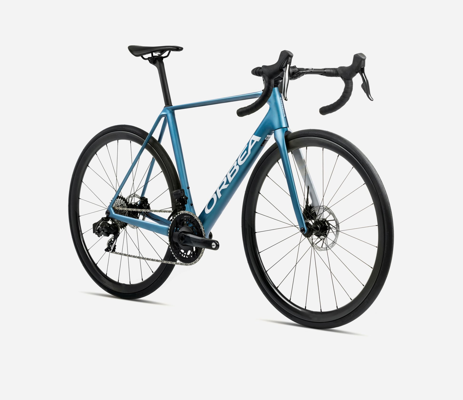 ORBEA ORCA M35i ROAD BIKE 2025 SLATE-BLUE-HALO-SILVER (MATT)