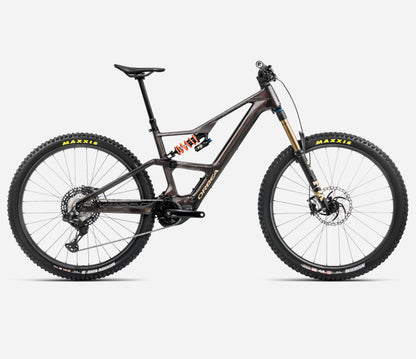 ORBEA RISE LT M-TEAM 420Wh FULL SUSPENSION eMTB BIKE 2025 COSMIC CARBON VIEW - GOLDEN SAND (GLOSS)