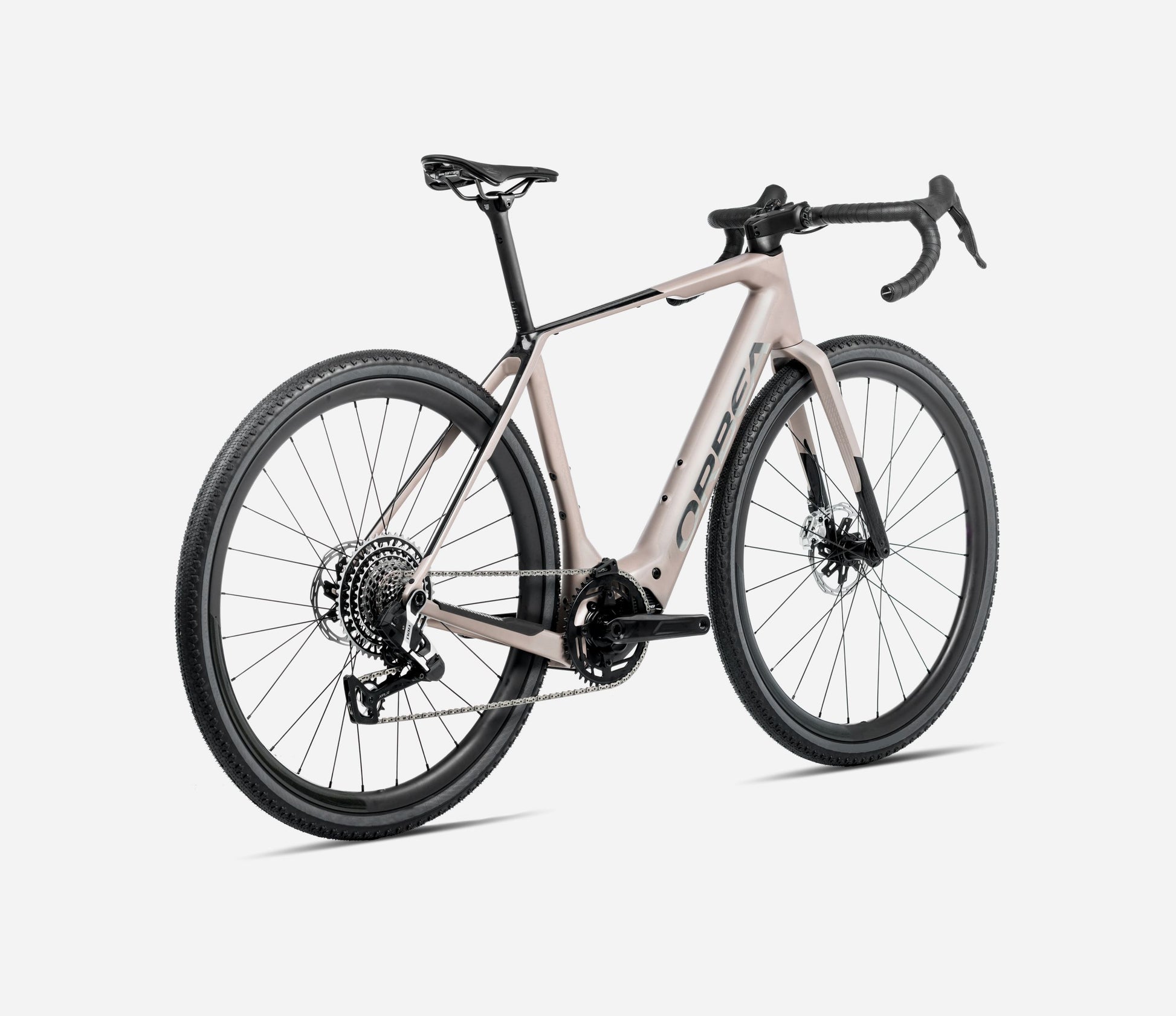 ORBEA DENNA M10i eROAD BIKE 2025 NICKEL MATT - CARBON RAW GLOSS
