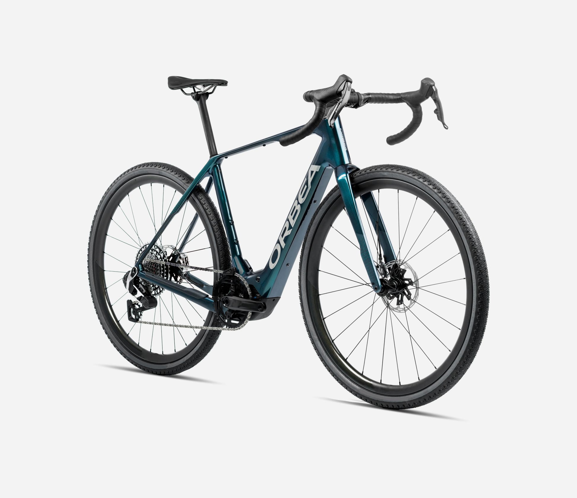 ORBEA DENNA M31e eROAD BIKE 2025 ESCAPE GREEN GLOSS - FOGGY MATT