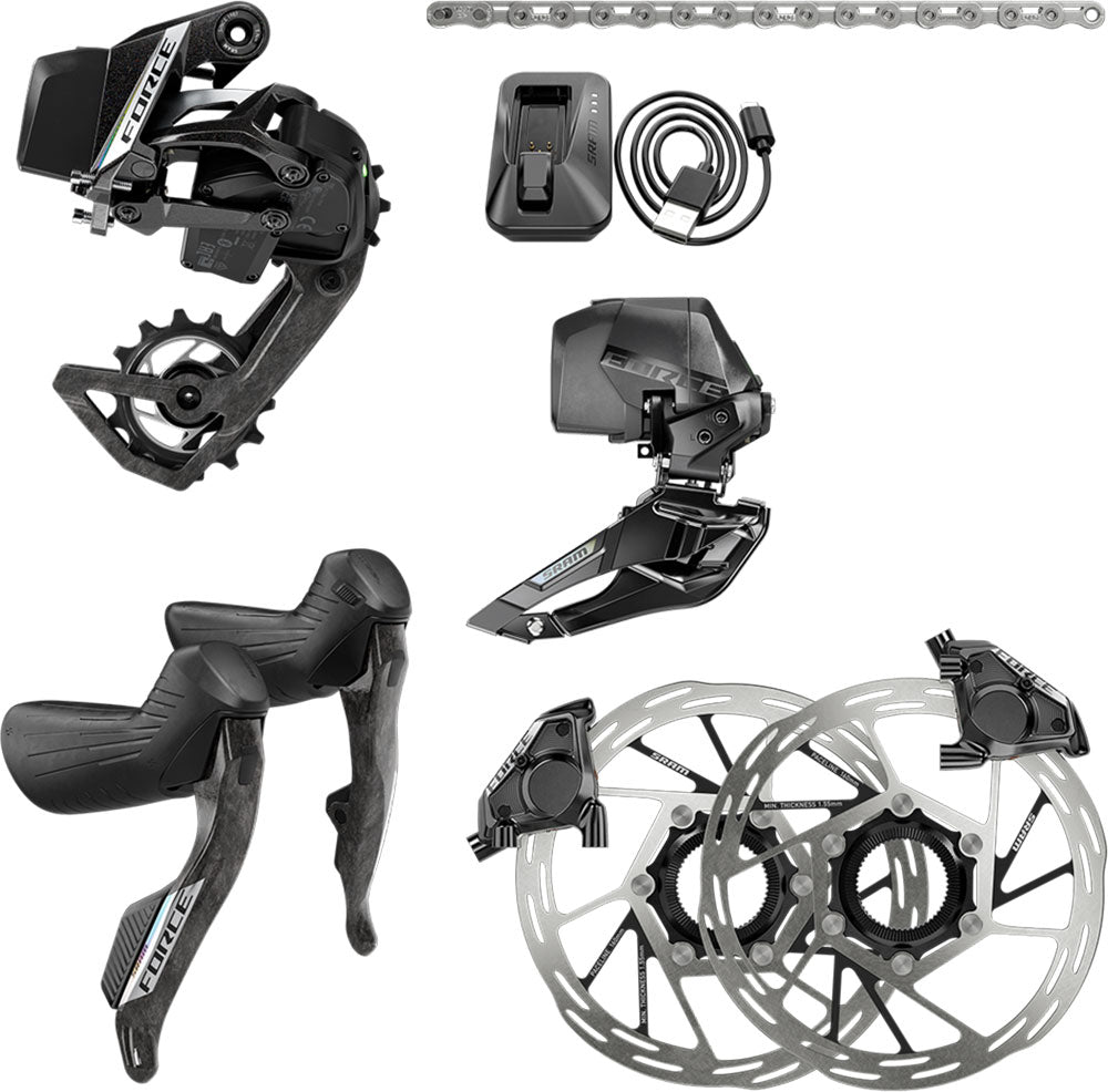 SRAM FORCE AXS eTAP E1 2x12-SPEED CENTRELOCK UPGRADE KIT
