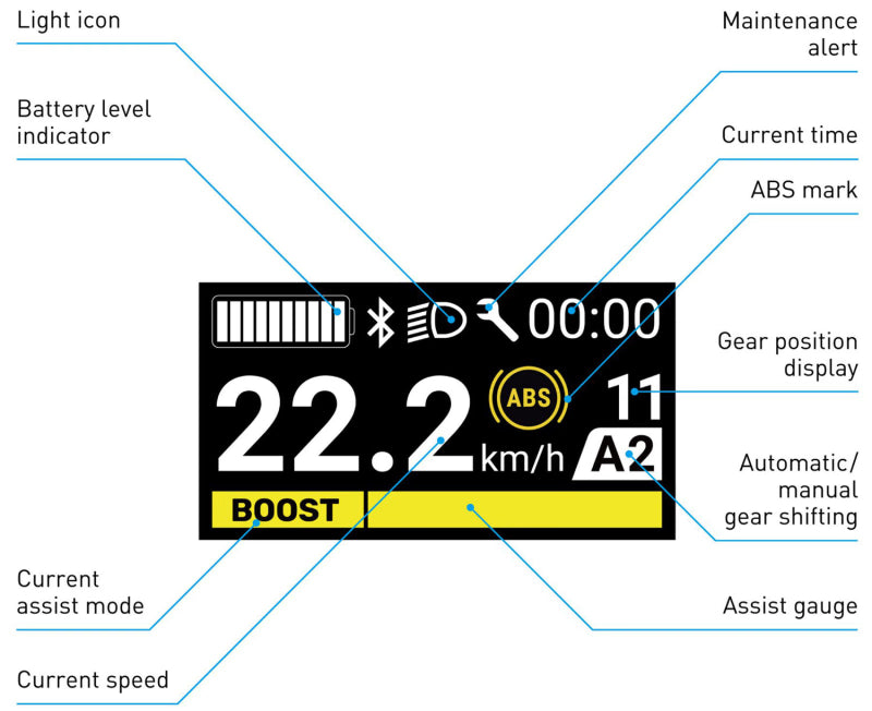 SHIMANO STEPS SC-EN600 BIKE COMPUTER