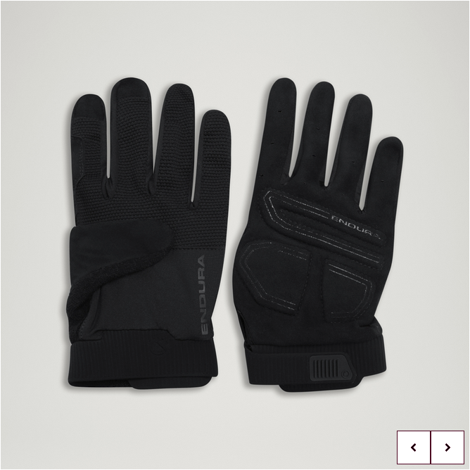 ENDURA LOOP FULL FINGER GLOVES BLACK