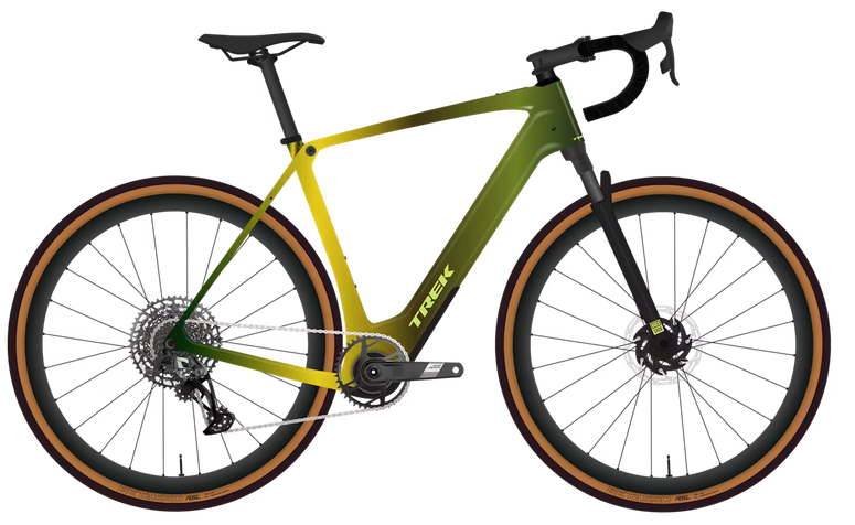 TREK CHECKPOINT + SL 7 AXS GRAVEL eBIKE 2026 CHAMELEON GREEN