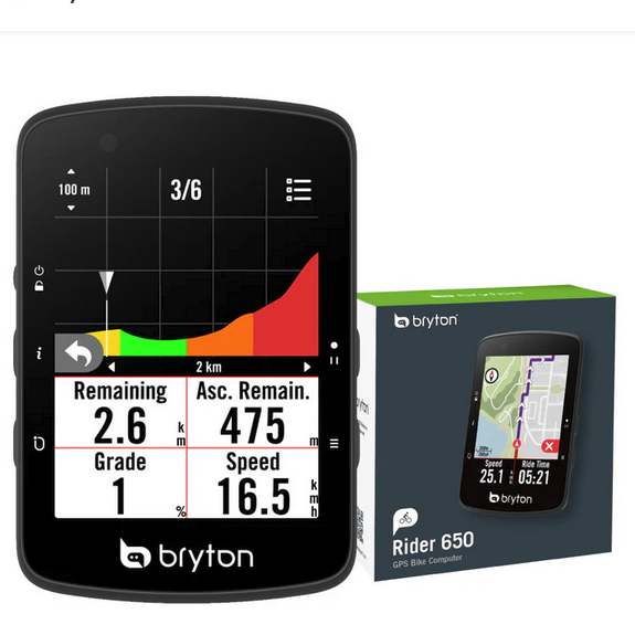 BRYTON RIDER 650 GPS BIKE COMPUTER