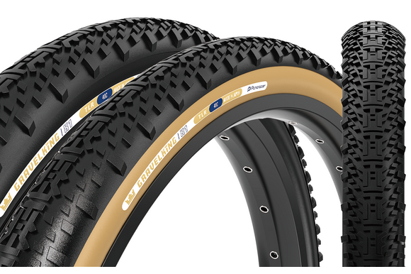 PANARACER TLR GRAVELKING X1 TLR GRAVEL TYRE: BLACK/BROWN