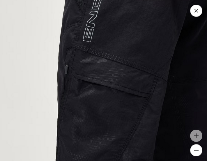 ENDURA HUMMVEE SHORT WITH LINER BLACK CAMO