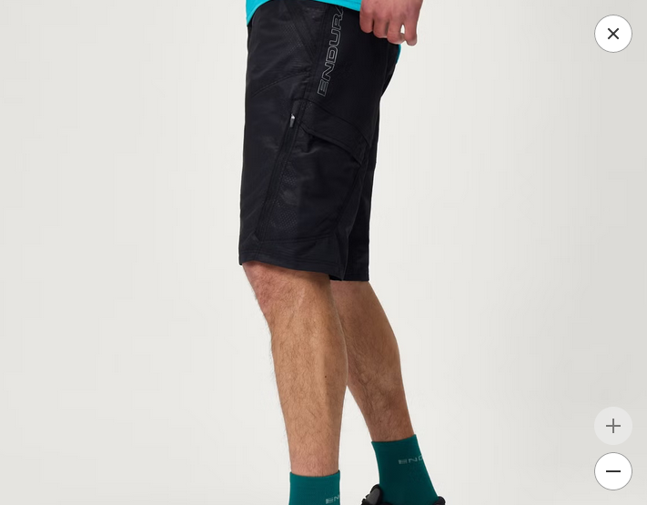 ENDURA HUMMVEE SHORT WITH LINER BLACK CAMO