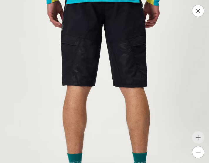 ENDURA HUMMVEE SHORT WITH LINER BLACK CAMO